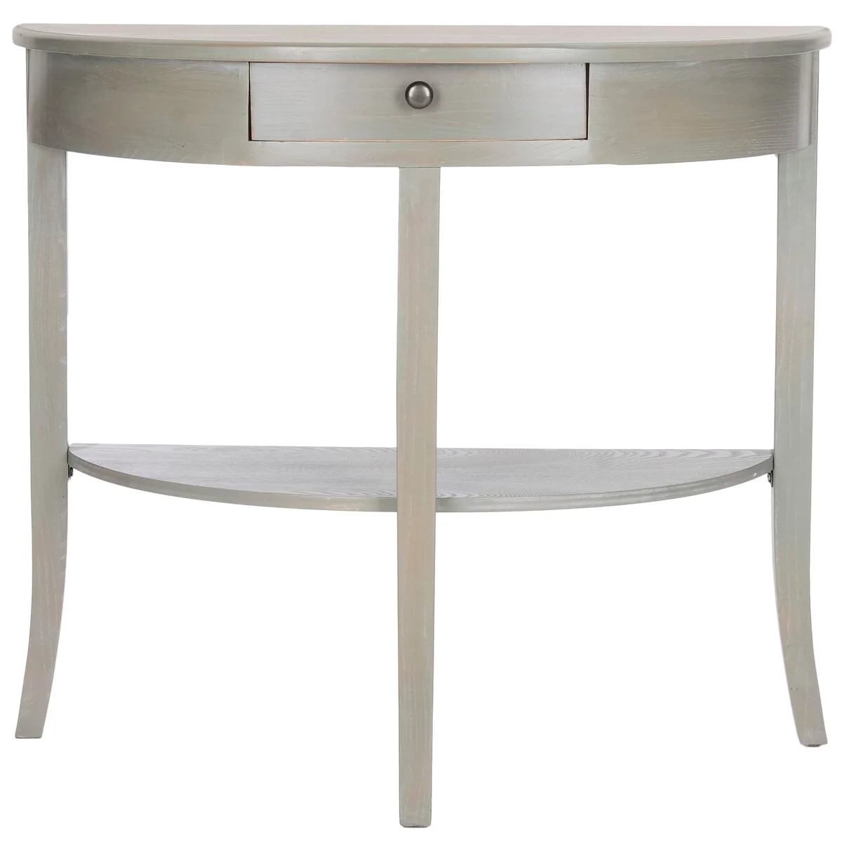 SAFAVIEH Sada Ash Grey Console - 33.9 x 14.4 x 30.1 - 33.9 x 14.4 x 30.1 - 34Wx14Dx30H