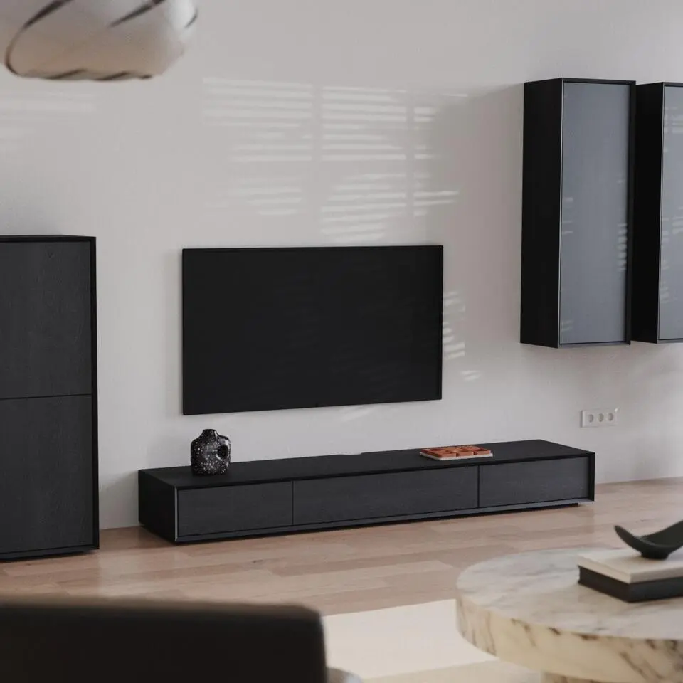 CALICOSY - OR&Eacute;LIA TV-Meubel - Bruin - 43x200x22 cm