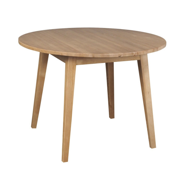 Stół okrągły 103 cm drewniany MESA, kolor dębowy