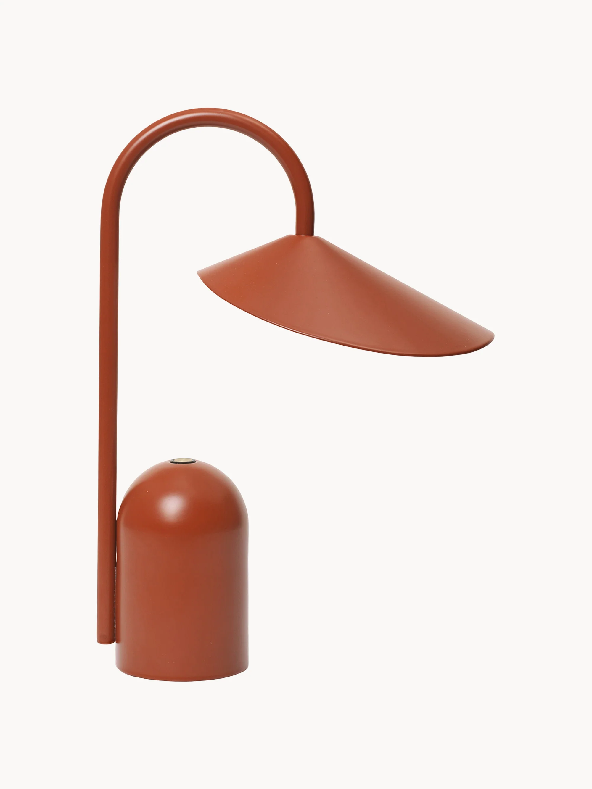 Kleine mobile LED-Tischlampe Arum, dimmbar