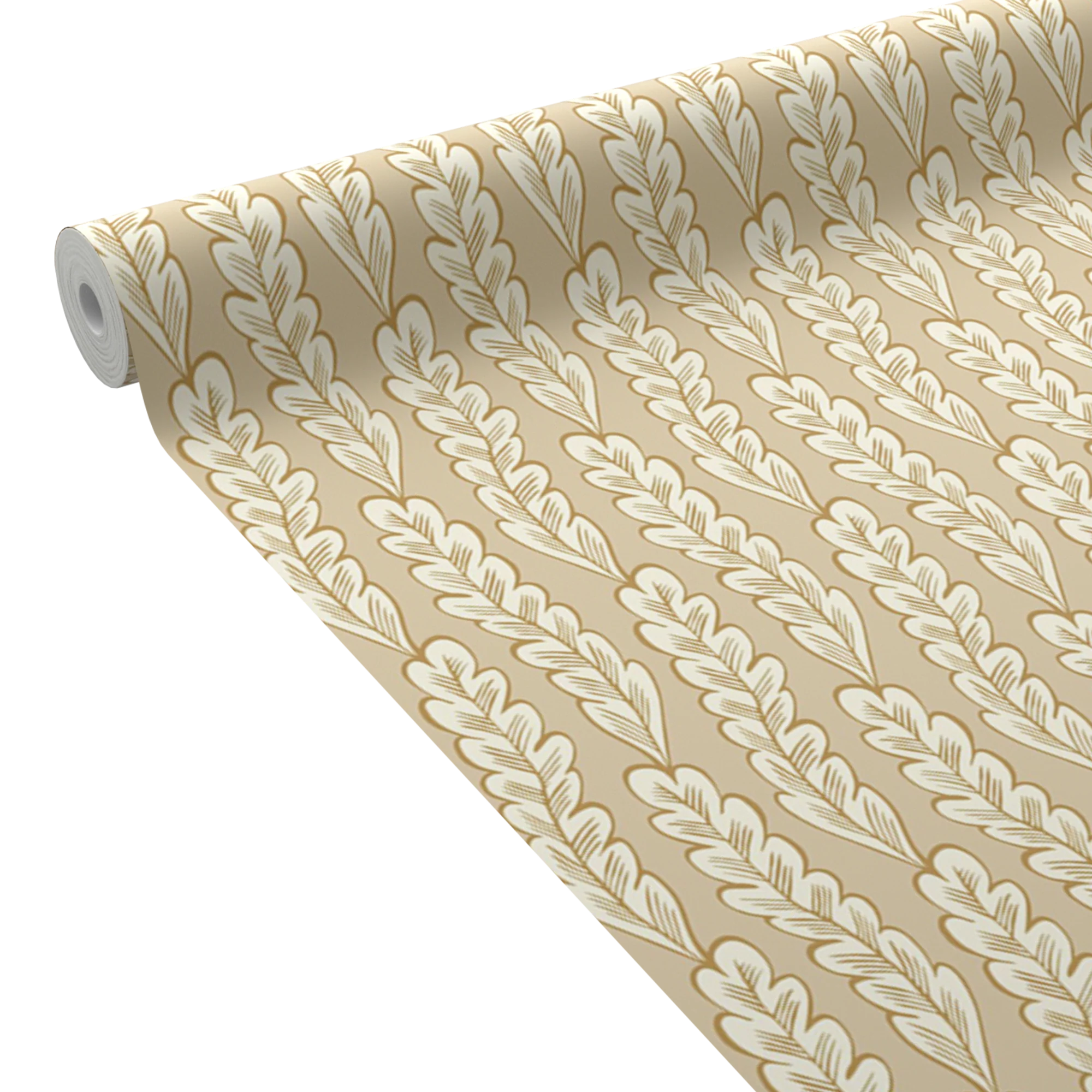 Caselio Papier peint intissé OLÉA coloris nude et doré