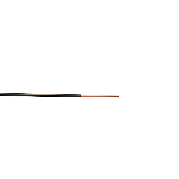 Fil 1,5mm² H07VU noir couronne 25m Nexans