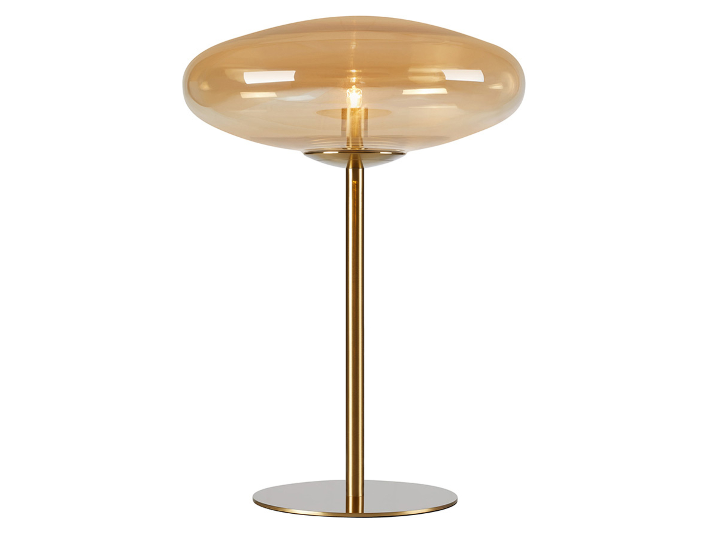 Lampa stołowa Locus szklana złota