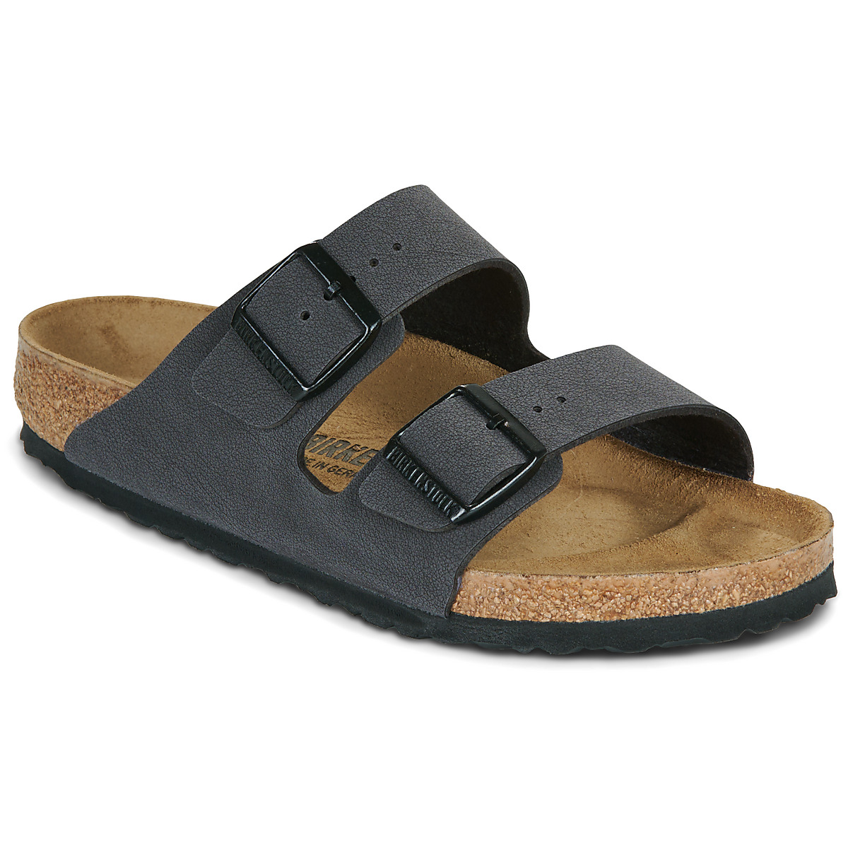 BIRKENSTOCK - Arizona - White / Nubuck / Velvet  / Granite