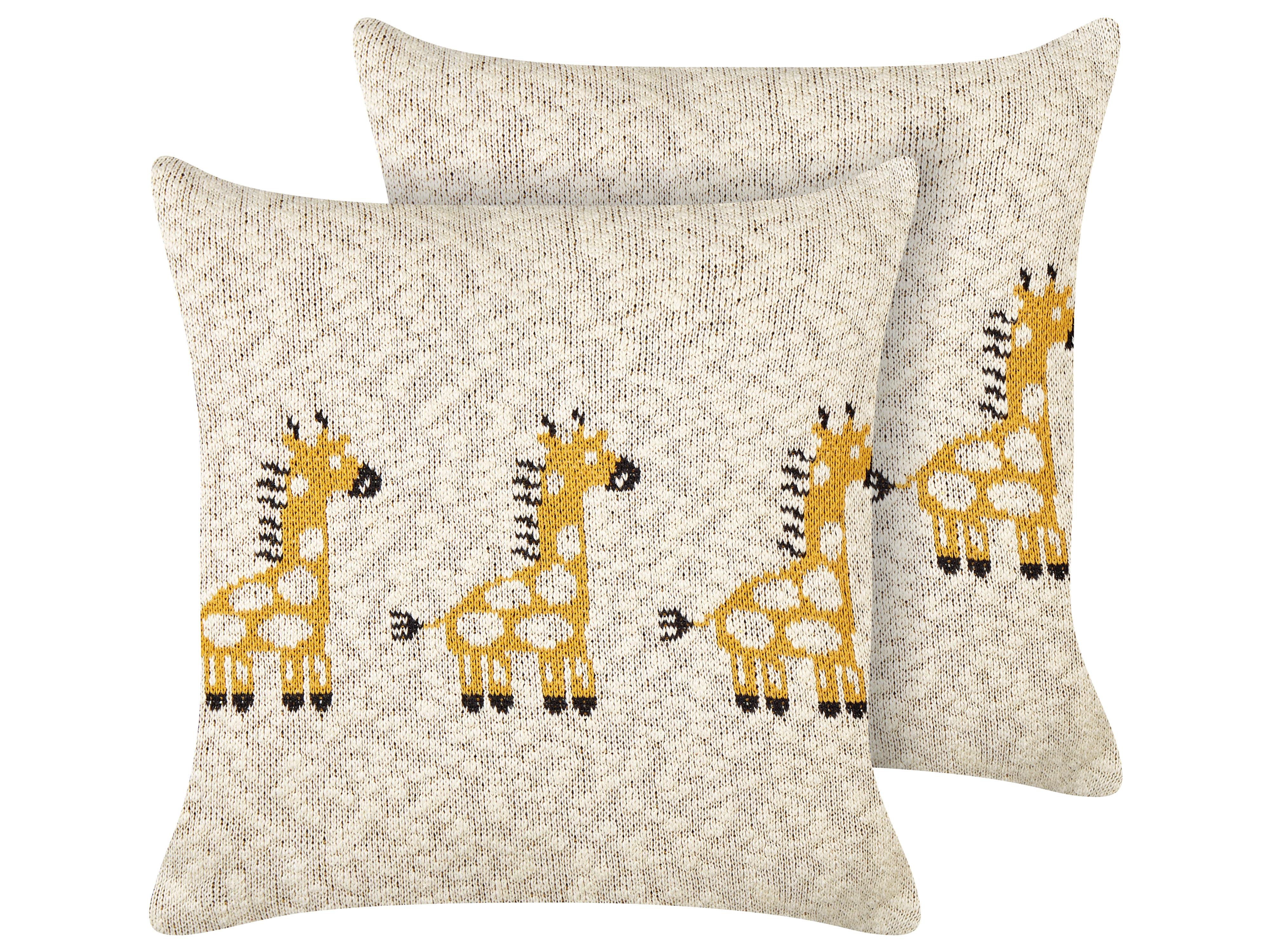 Blanket CHILARI Cotton 130 x 170 cm Beige