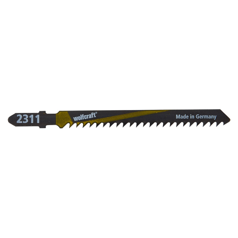 Lame de scie sauteuse pour coupes rapides 100 mm 2 pièces WOLFCRAFT