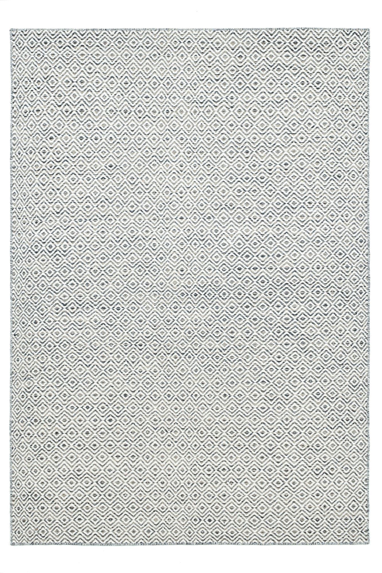 Theko Tapijt in Scandinavische stijl Trondheim 80x150 cm - Zwart wit
