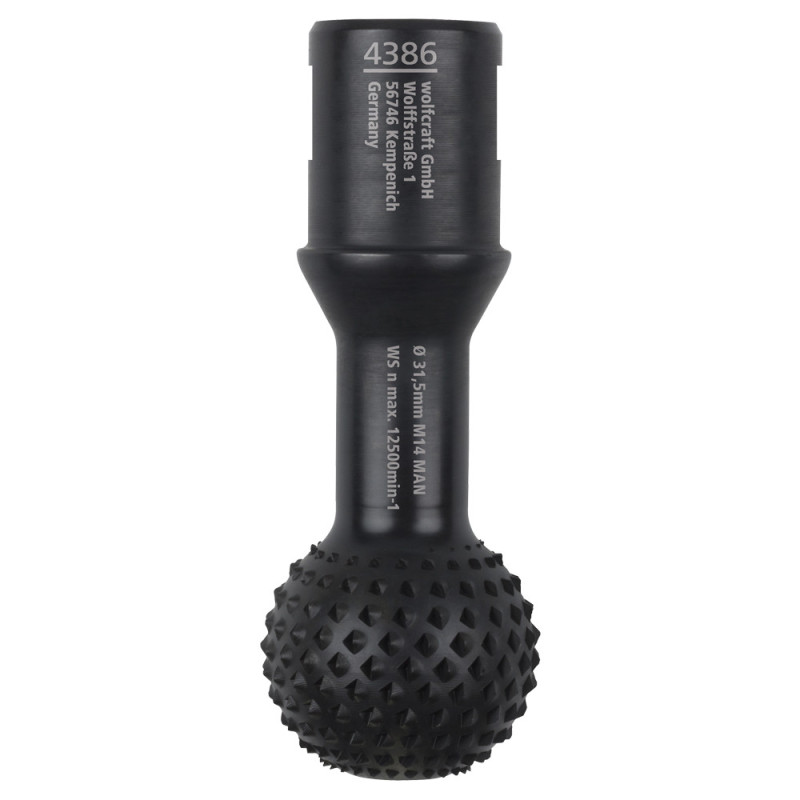 Râpe sphérique pour meuleuse d'angle Ø 31,5 mm WOLFCRAFT