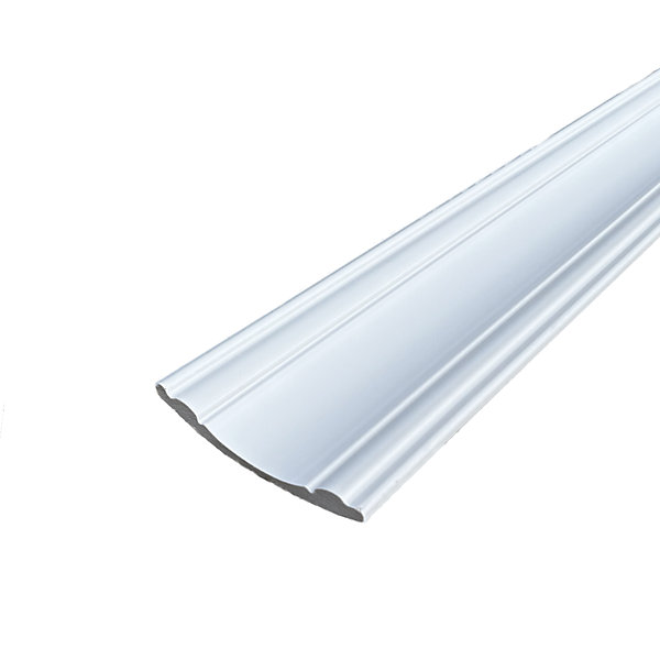 Lot de 12 Corniches Classiques Polymère Moulure Plafond, L.240 cm x P.12 cm, Ep.50 mm