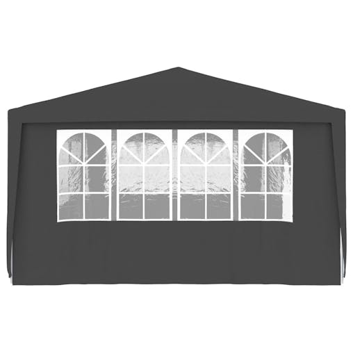 NNEVL Professional Party Tent with Side Walls 4x9 m Anthracite 90 g/m&sup2;