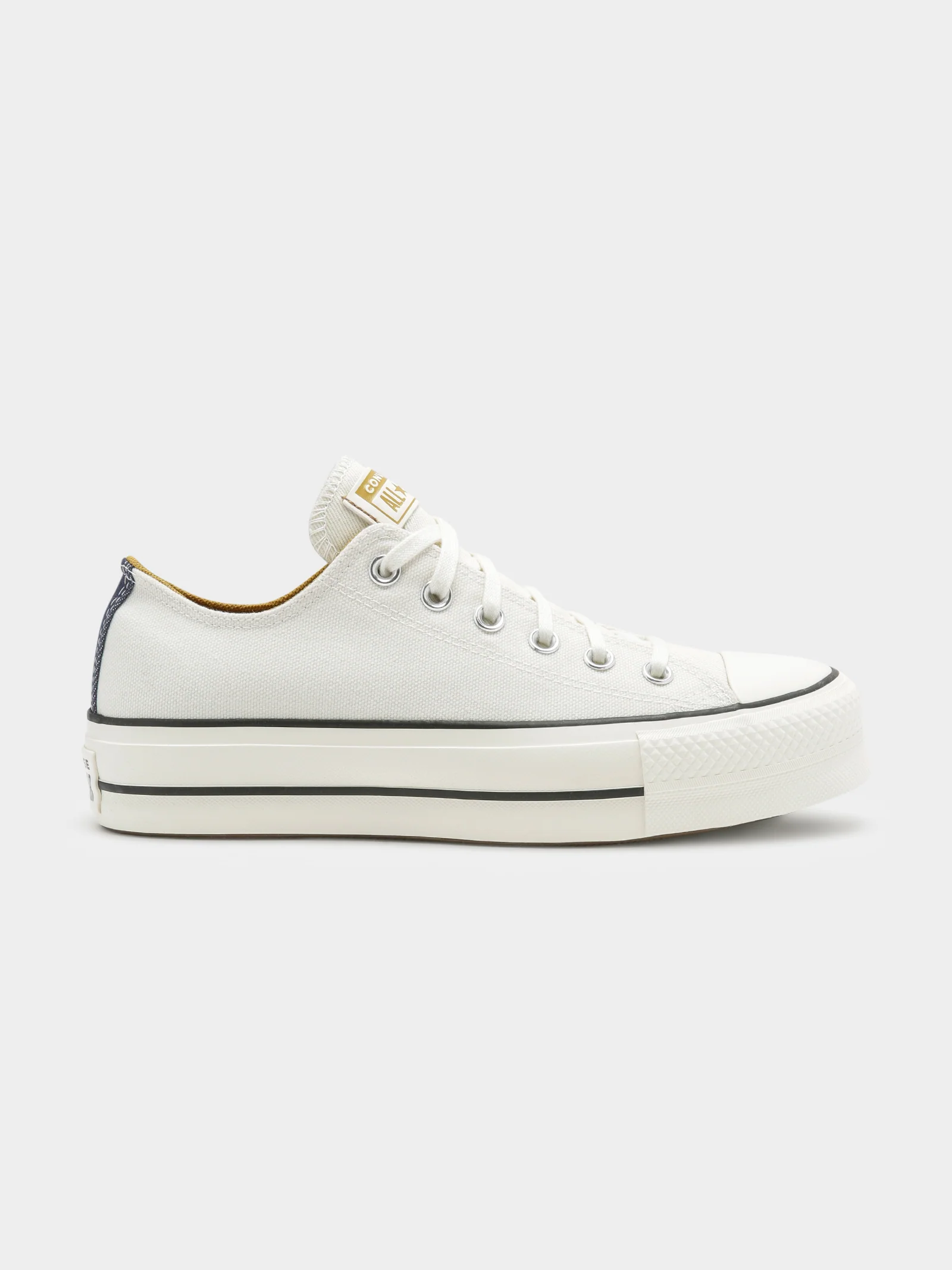 Womens Chuck Taylor All Star Lift Denim Fashion Low Top
