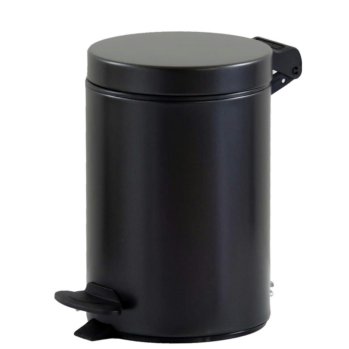 CYJEU - Poubelle de salle de bain à pédale 3L et 40 sacs poubelle 5L