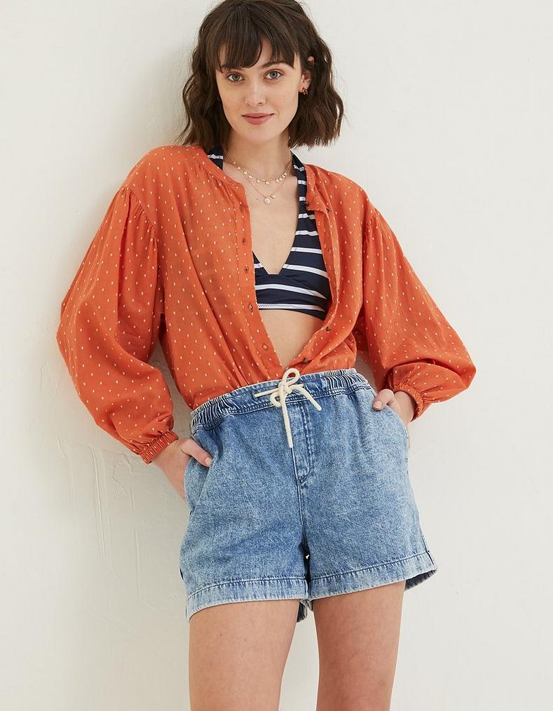 Ashby Pull On Denim Short