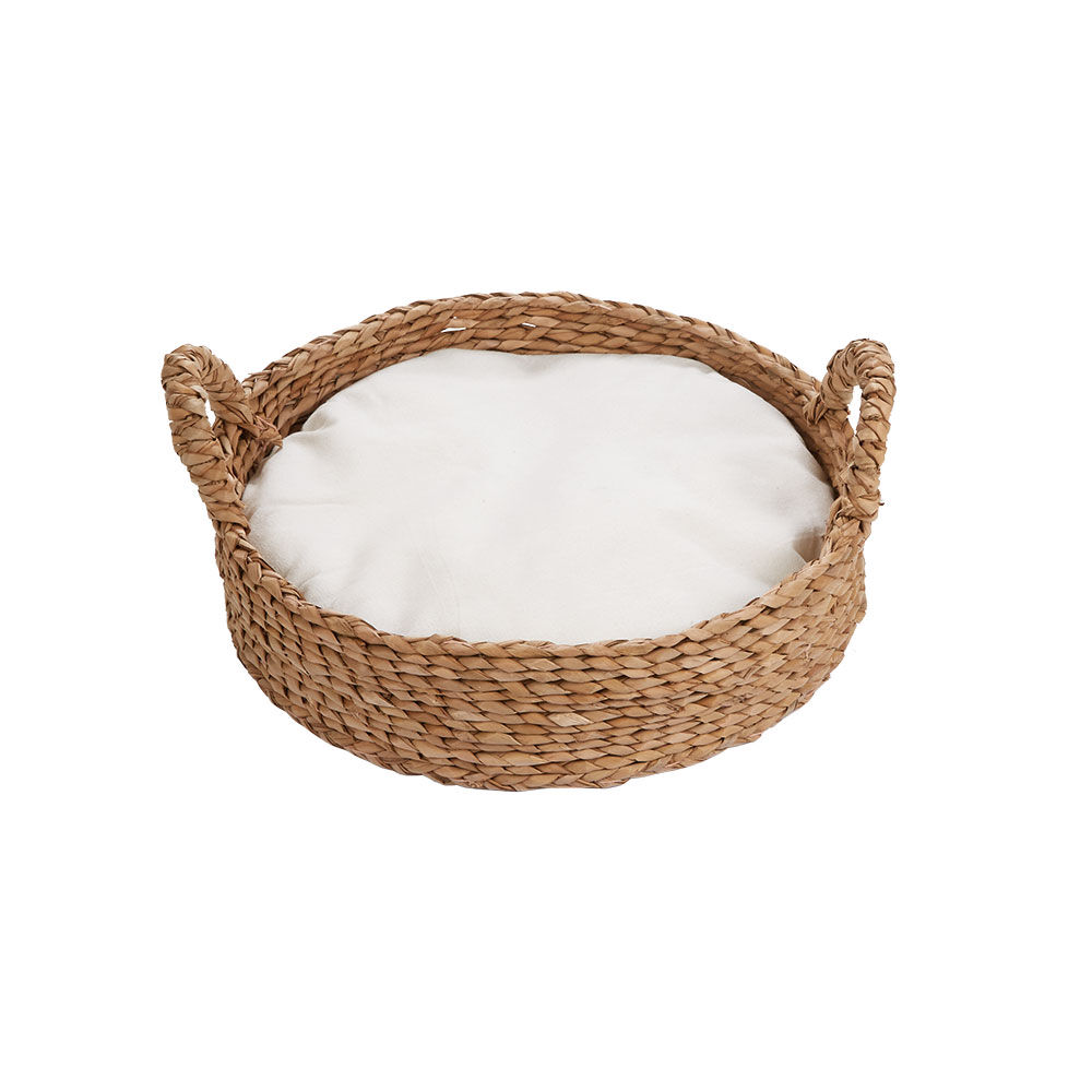 Panier couchage chat osier tressé Ø40cm