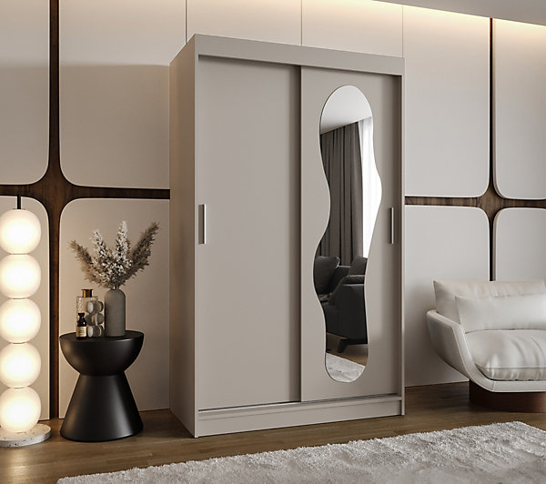 Armoire ULTRA à portes coulissantes H. 200 x L. 120 x P. 62, 2 portes