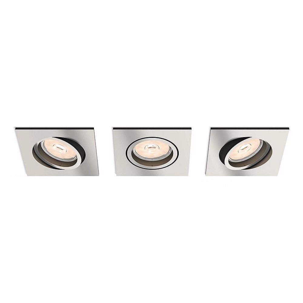DOWNLIGHT PHILIPS DONEGAL MATT KROM 3PK