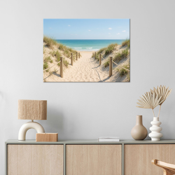 Obraz do salonu sypialni kuchni, Ścieżka na plażę Shabby Chic 30x20
