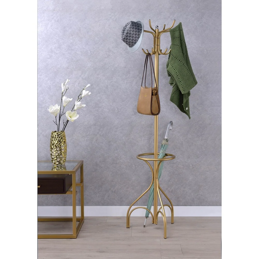ACME Bobbi Coat Rack in Gold