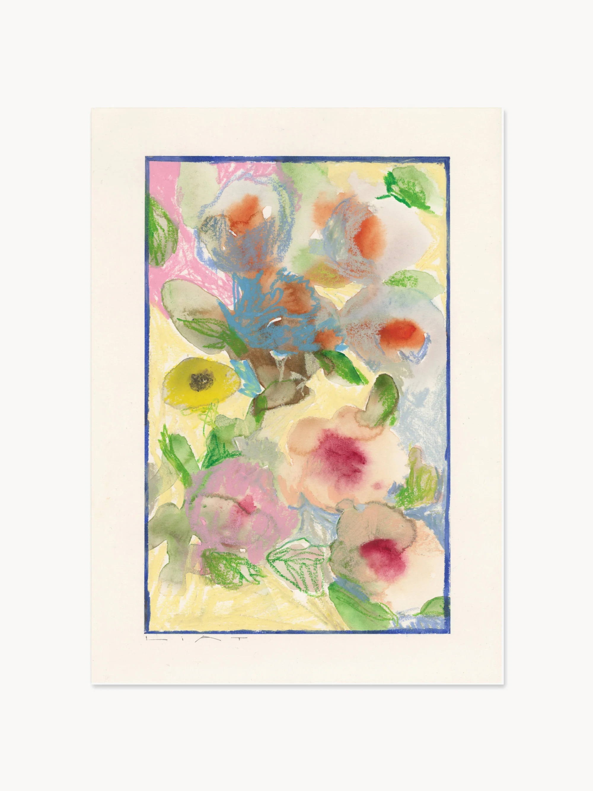 Digitaldruck Flower Window