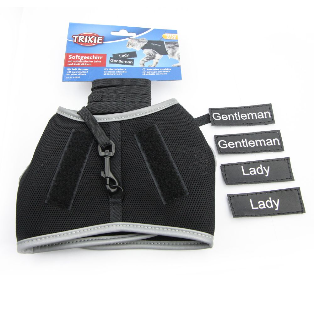 Trixie XCat XL Harness with Lead and Exclusive Stickers