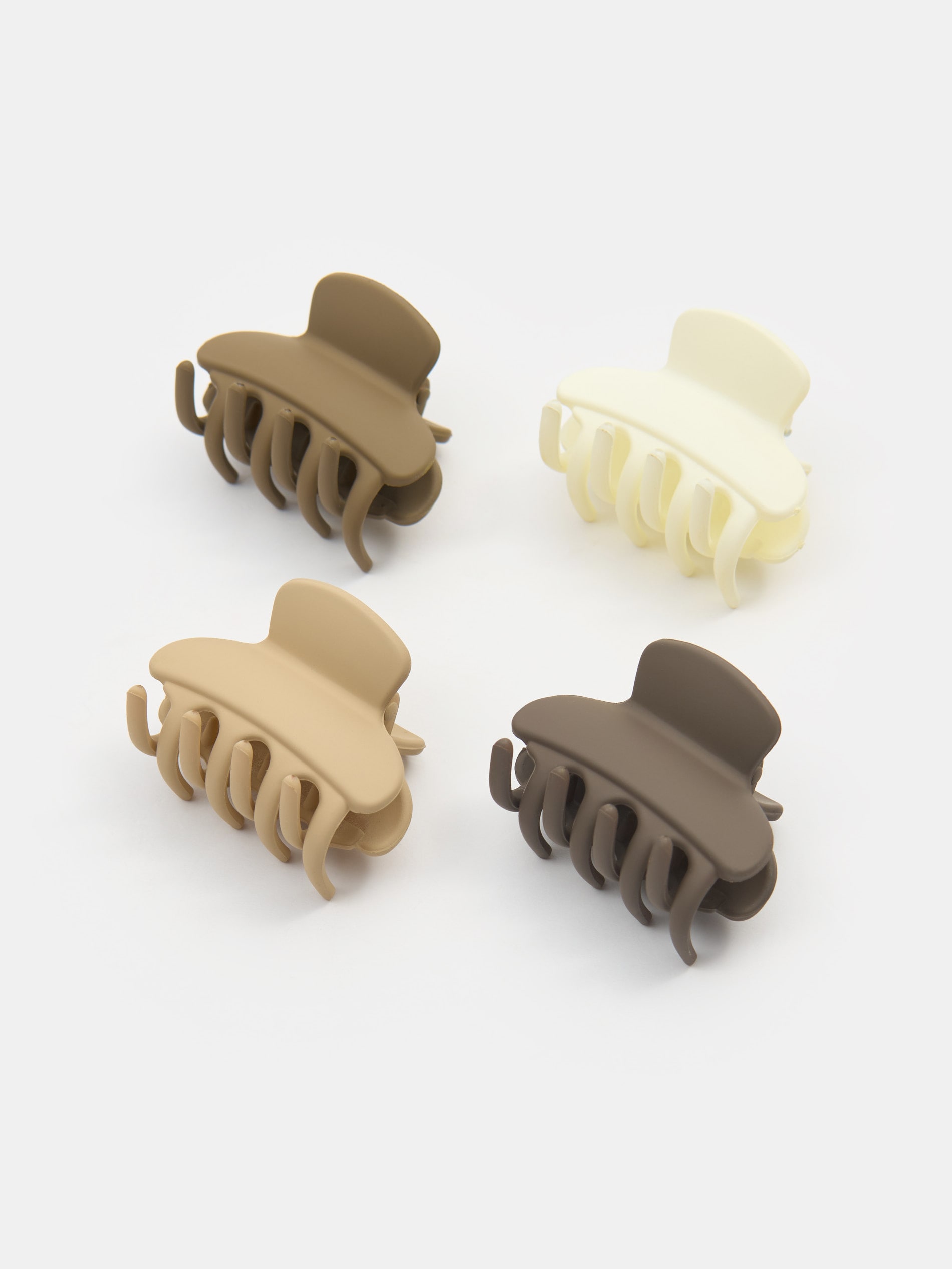 Spinki do włosów z matowym wykończeniem 4 pack