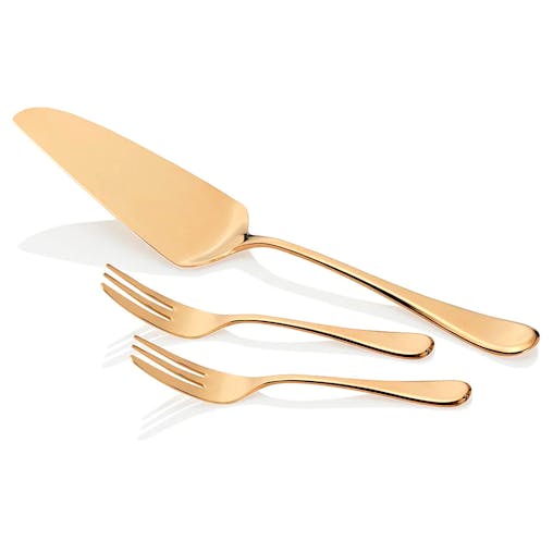 Stanley Rogers Chelsea 7 Piece Gold Cake Serving Set