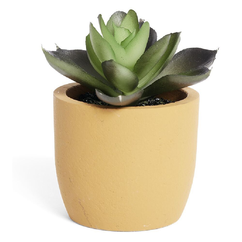 Plante artificielle dans pot en pierre - 4 modèles