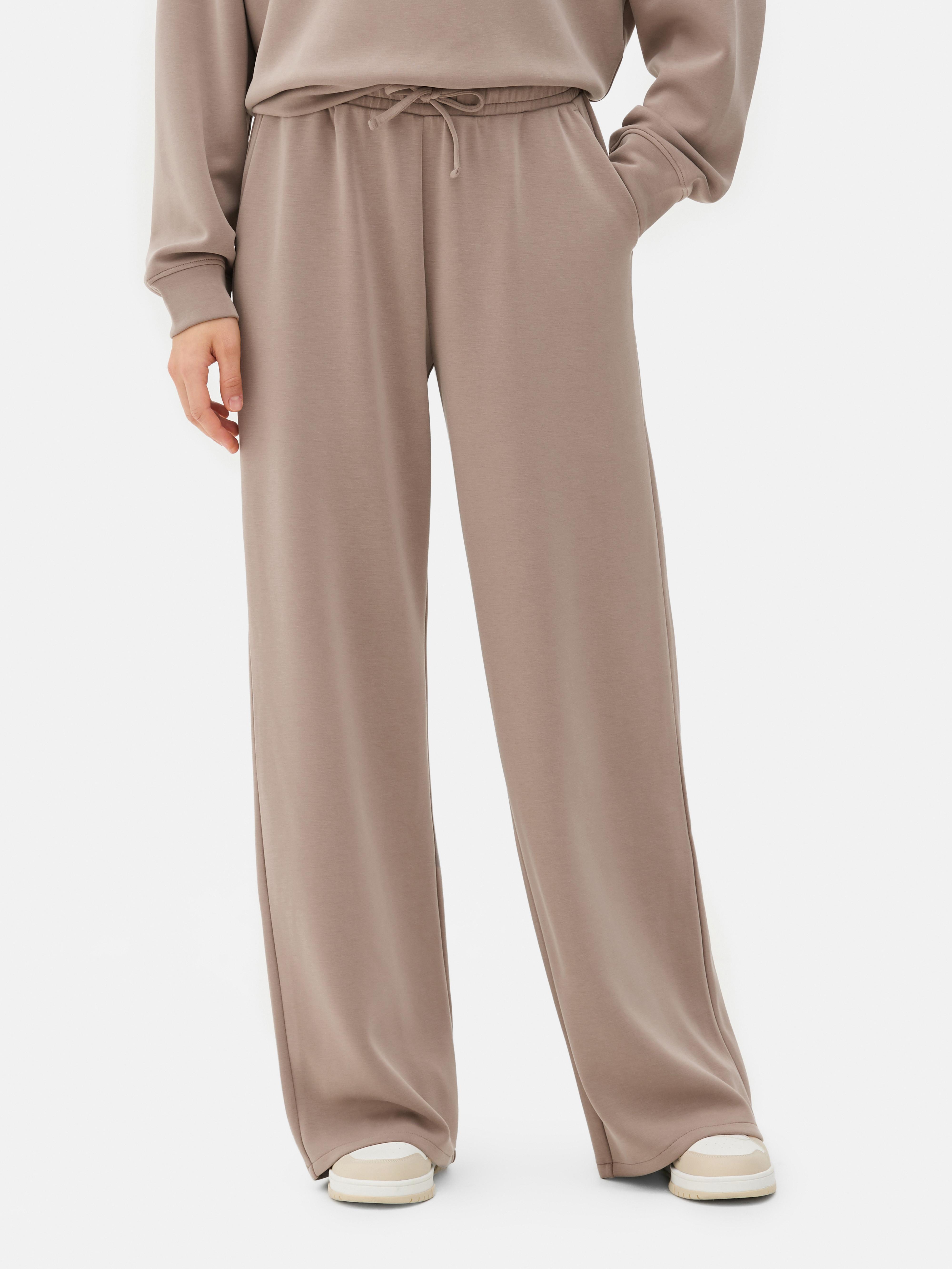 Drape Wide Leg Joggers