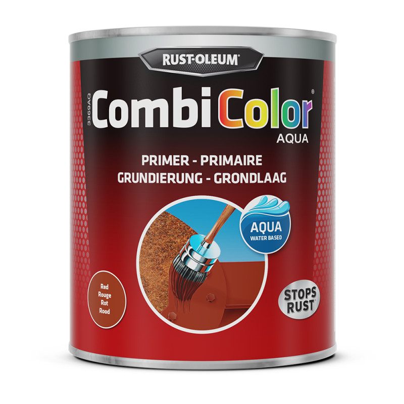 Primer Combicolor Aqua rouge satiné 0,75 L RUST-OLEUM