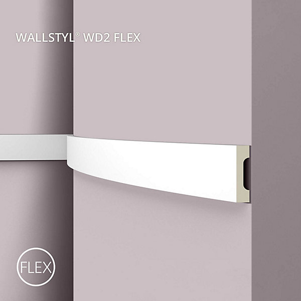 Cimaise NMC ARSTYL WD2 Flex Encadrement de porte Moulure en stuc Plinthe