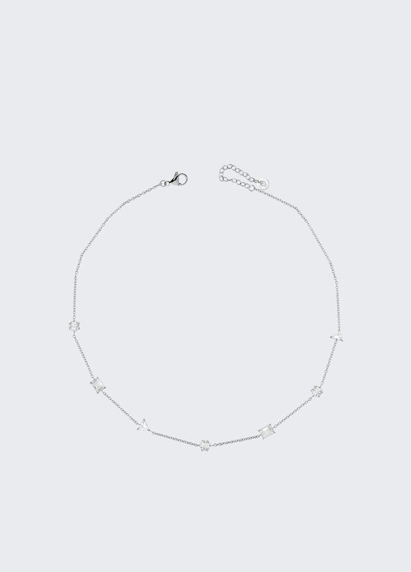 Collana con castoni gioiello