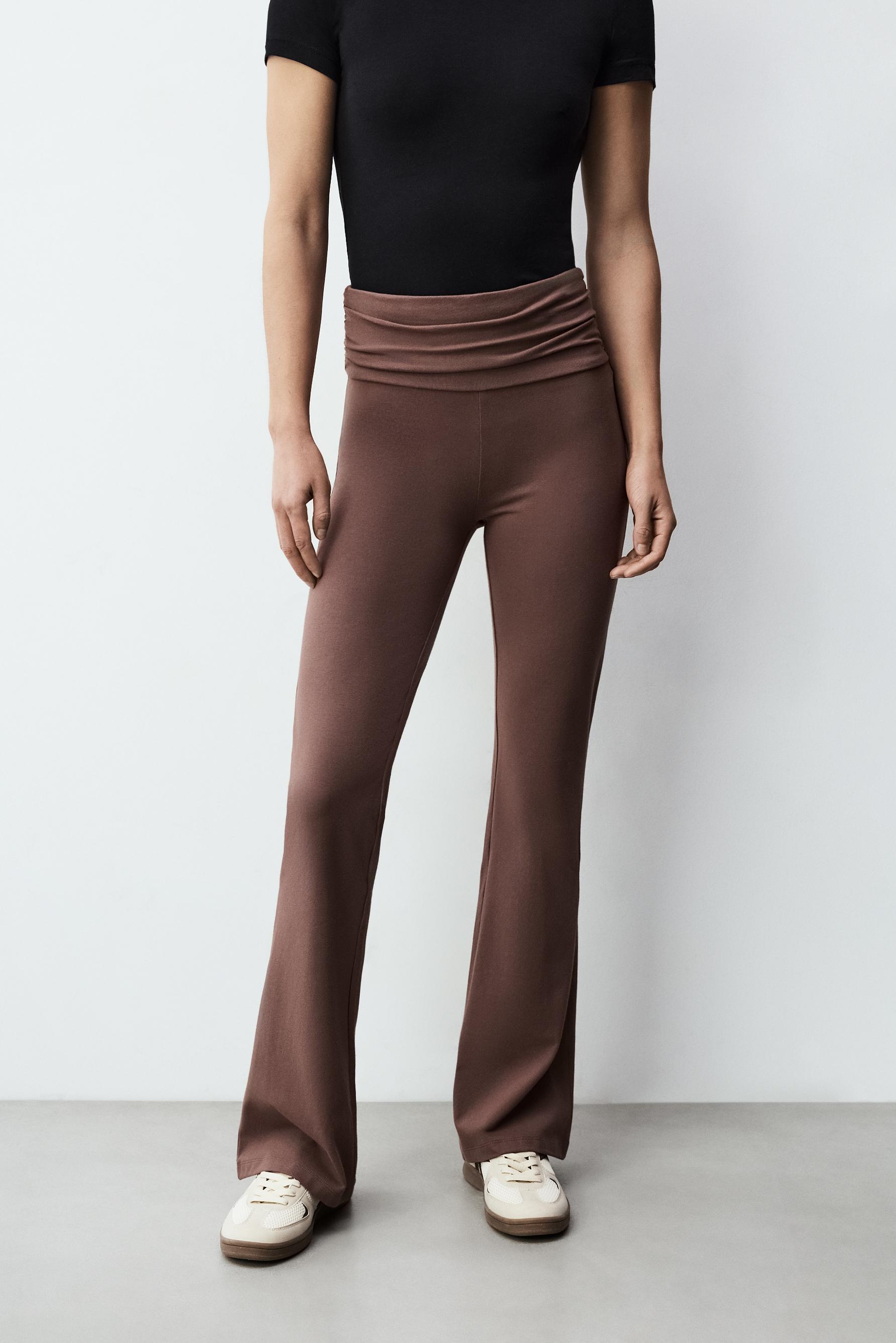 Legging cintura fruncida
