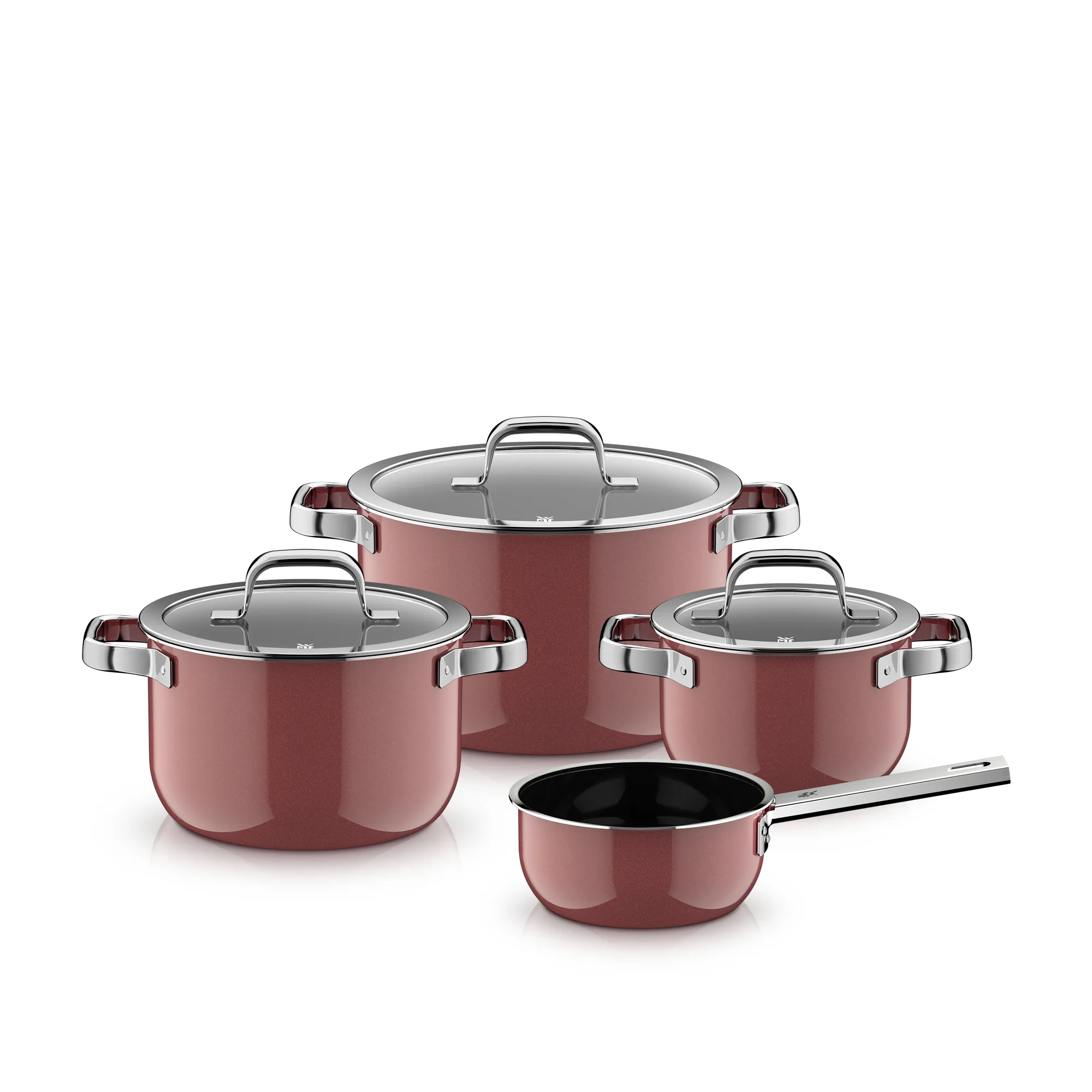 Fusiontec Mineral Pro, 4-Piece Cookware Set, Rose Quartz