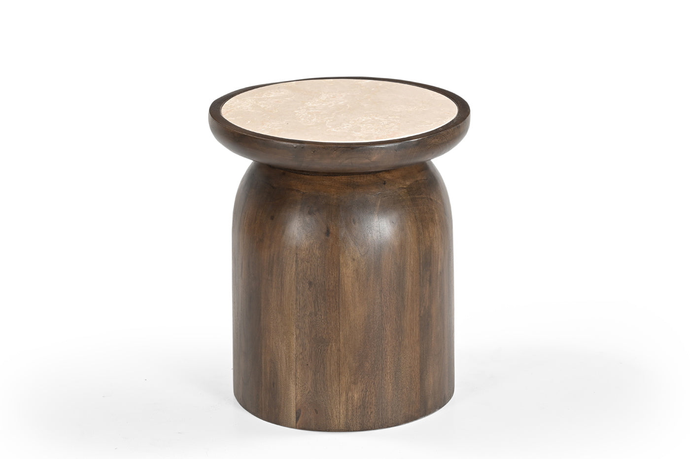 Giga Meubel Salontafel Kaja - Rond - Marmer - 38cm