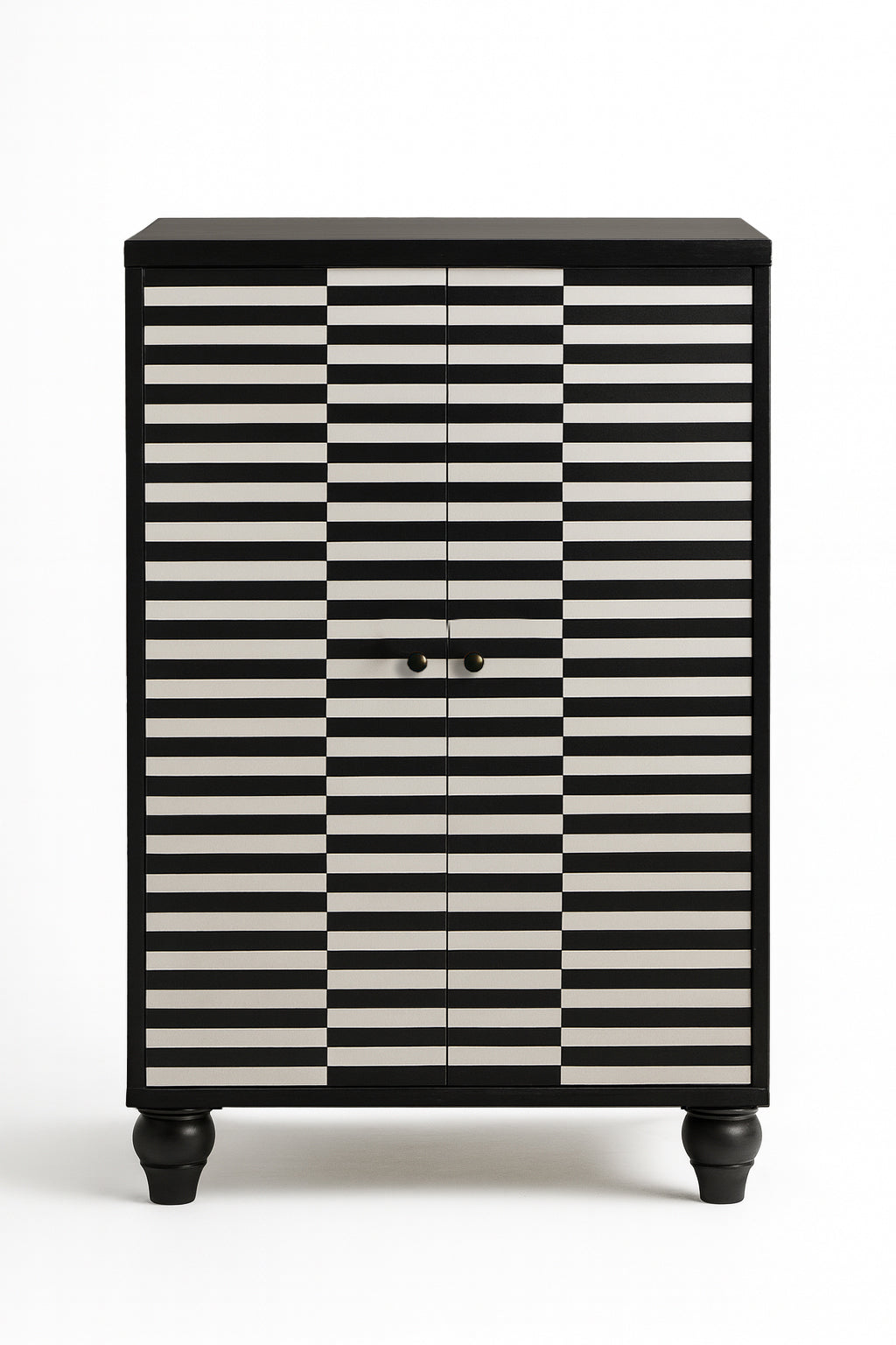Dressoir met 2 deuren van gemelamineerd MDF en soft-close MARCUS