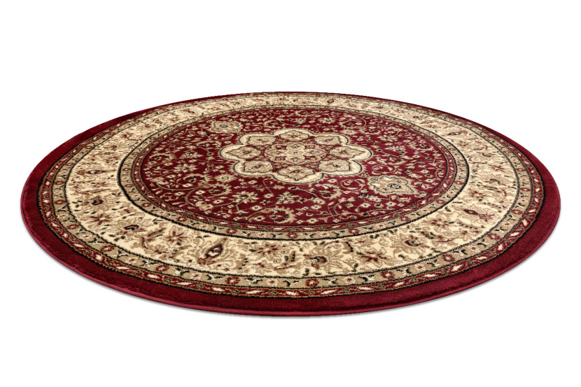 Dywan ROYAL ADR wzór 521 bordo koło 120 cm
