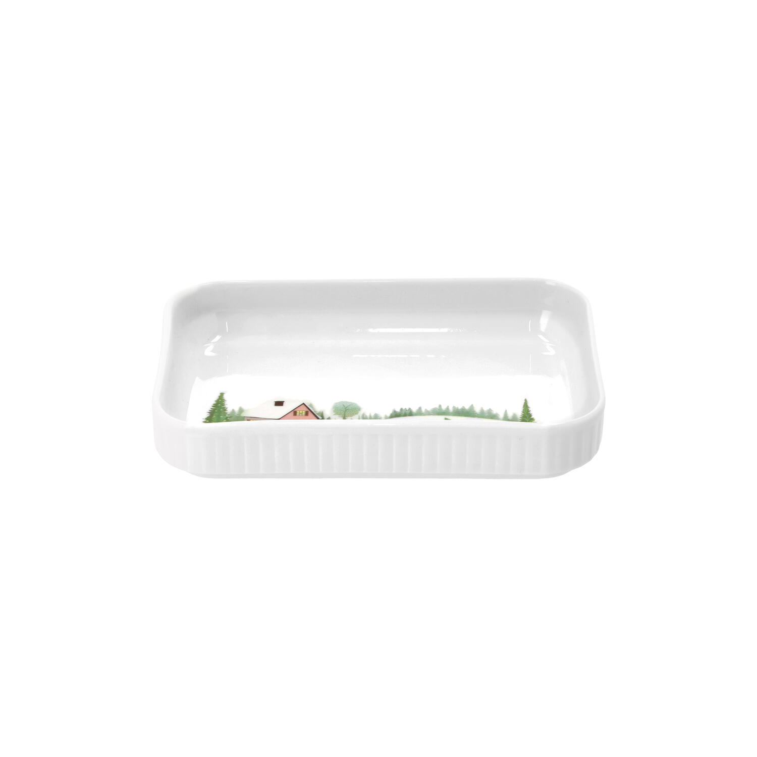 Vinter rektangul&aelig;rt fad 18 cm