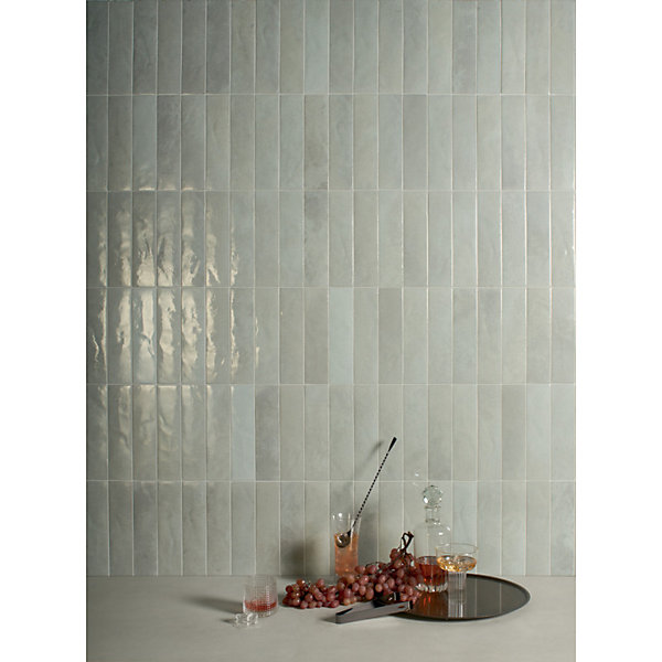 Carrelage sol / mur faience effet zellige gris - Miniature SODA Grigio Luna J377