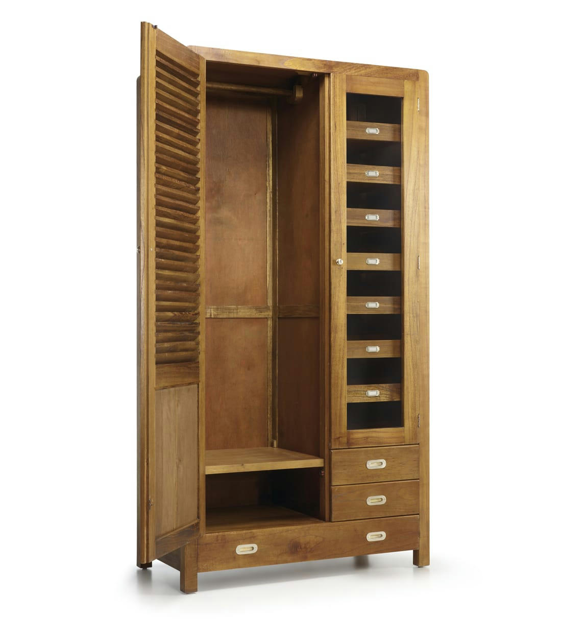 FLASH - Armoire en bois de mindi marron H200