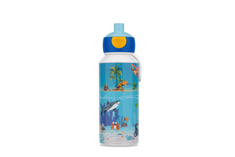 drinkfles pop-up campus 400 ml - tropical ocean