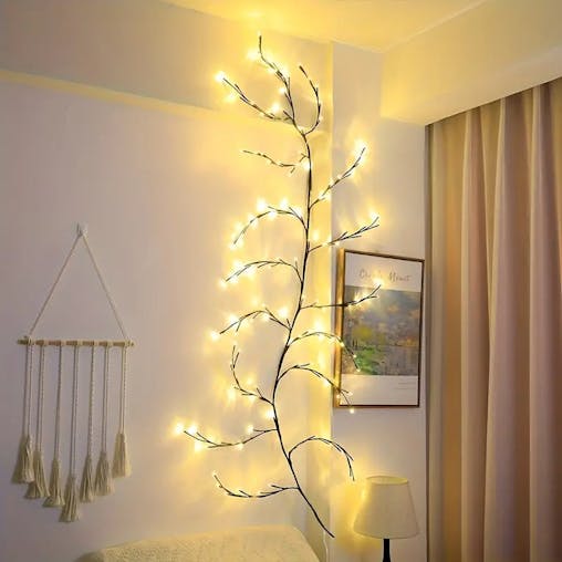 NNETM USB-Powered Tree Branch Decoration - Christmas Night Light