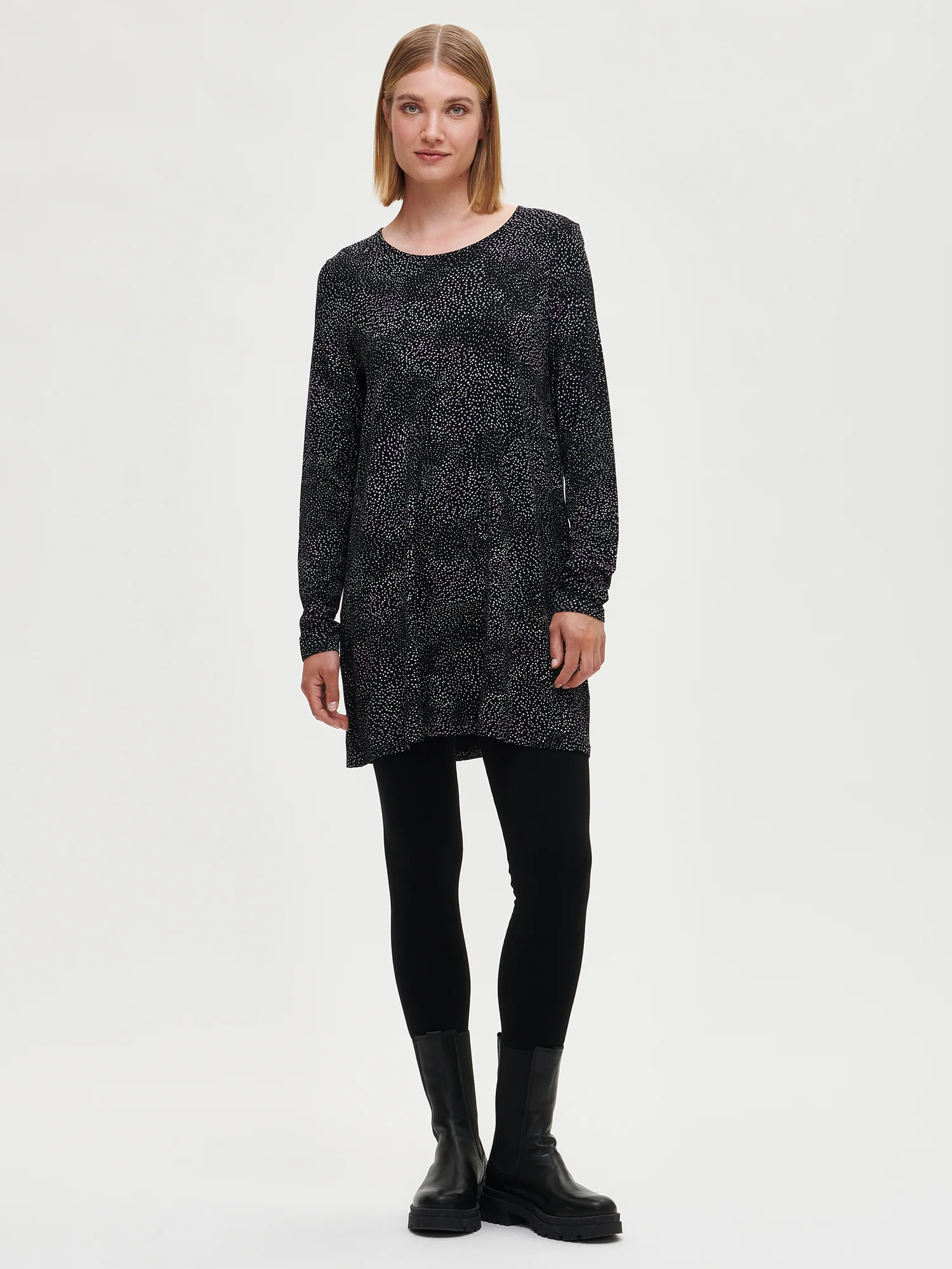 BASIC SOFT leggingsit - musta