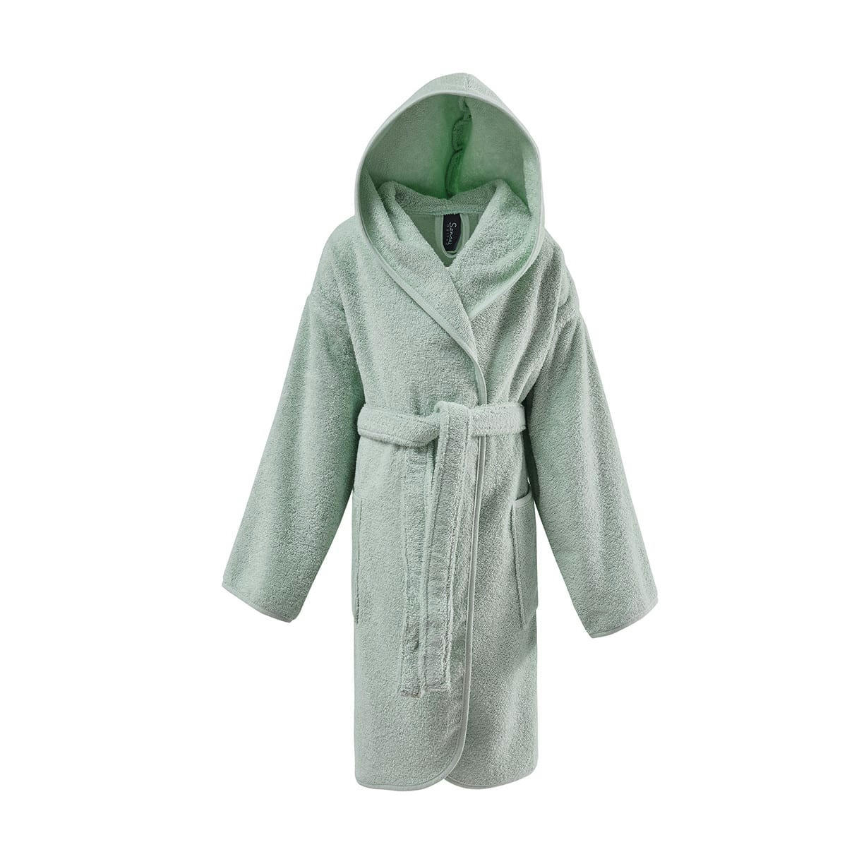 KERMY - Peignoir de bain enfant 450 g/m²  menthe 02 ans
