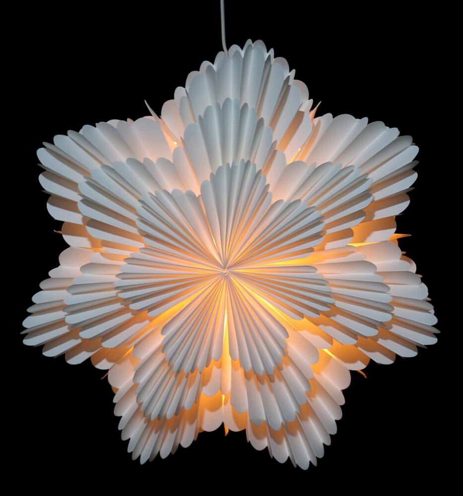 ADVENTSSTJERNE FALKENBERG SNØFNUGG 50CM