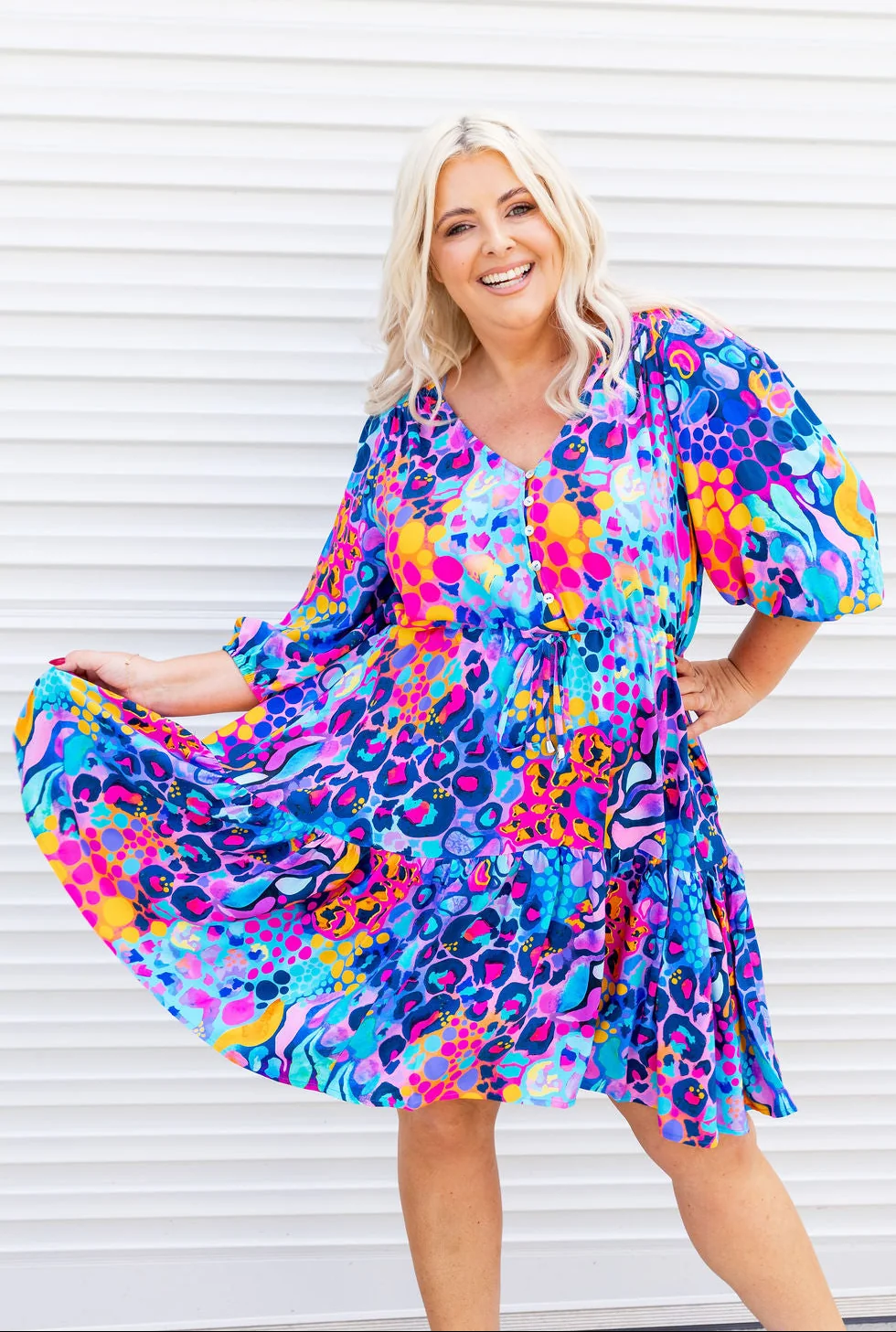 Ziggy Dress in Remix by Kasey Rainbow