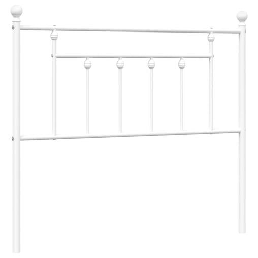 NNEVL Metal Headboard White 107 cm