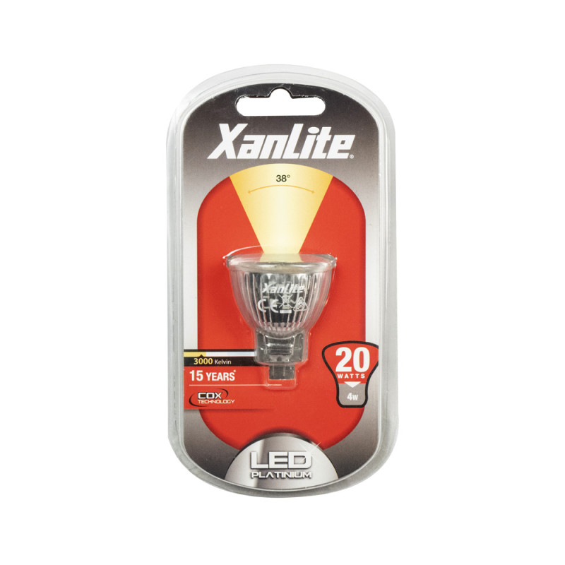 Ampoule LED G4 4 W 200 lm blanc chaud XANLITE