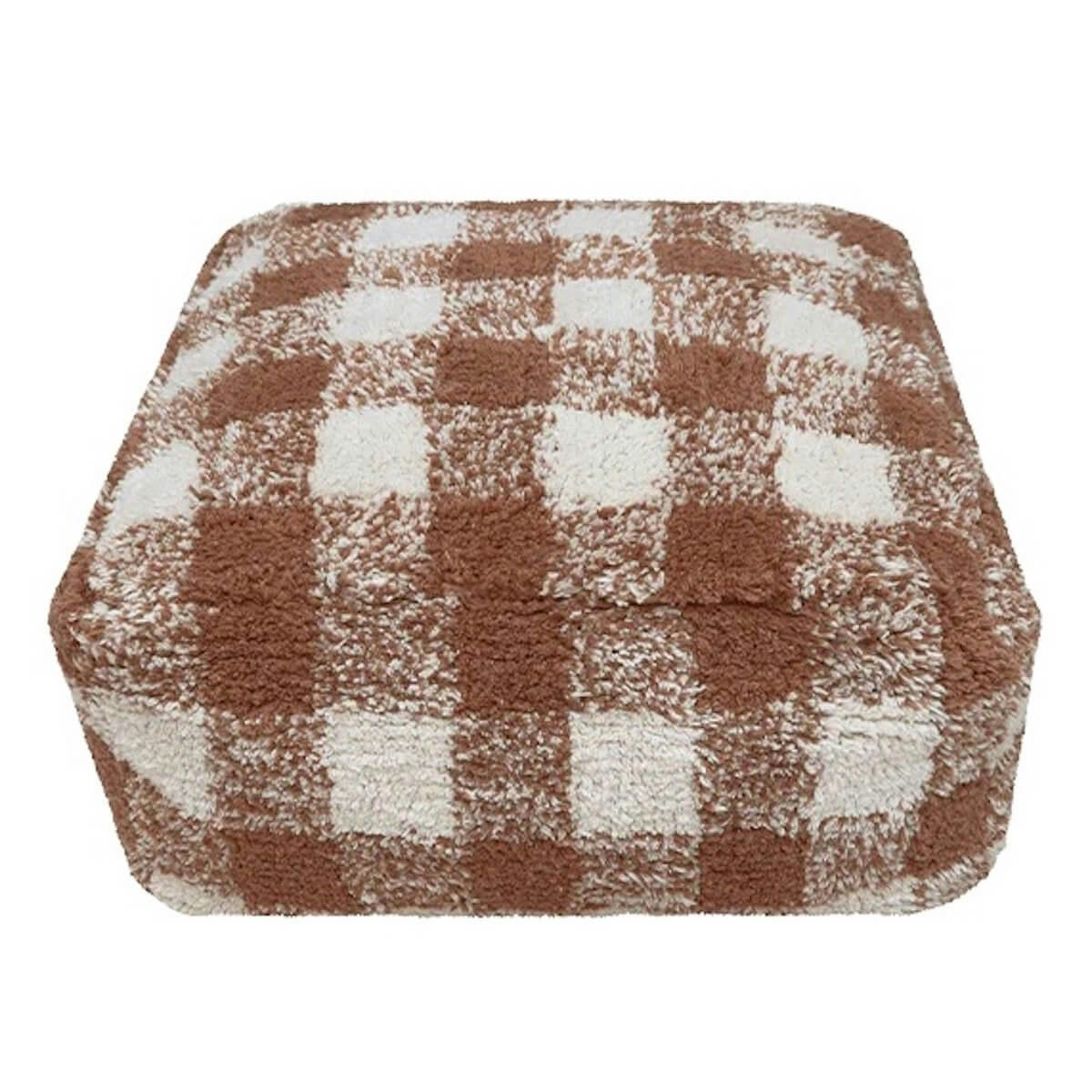 - Pouf LITTLE CHEF VICHY brun