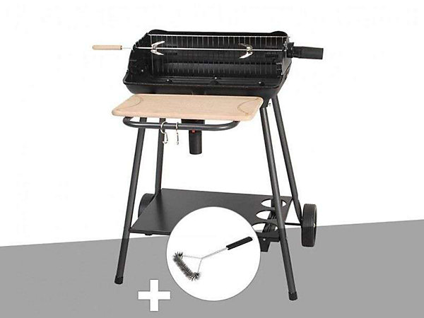 Barbecue charbon Bergamo   Brosse En T - Somagic