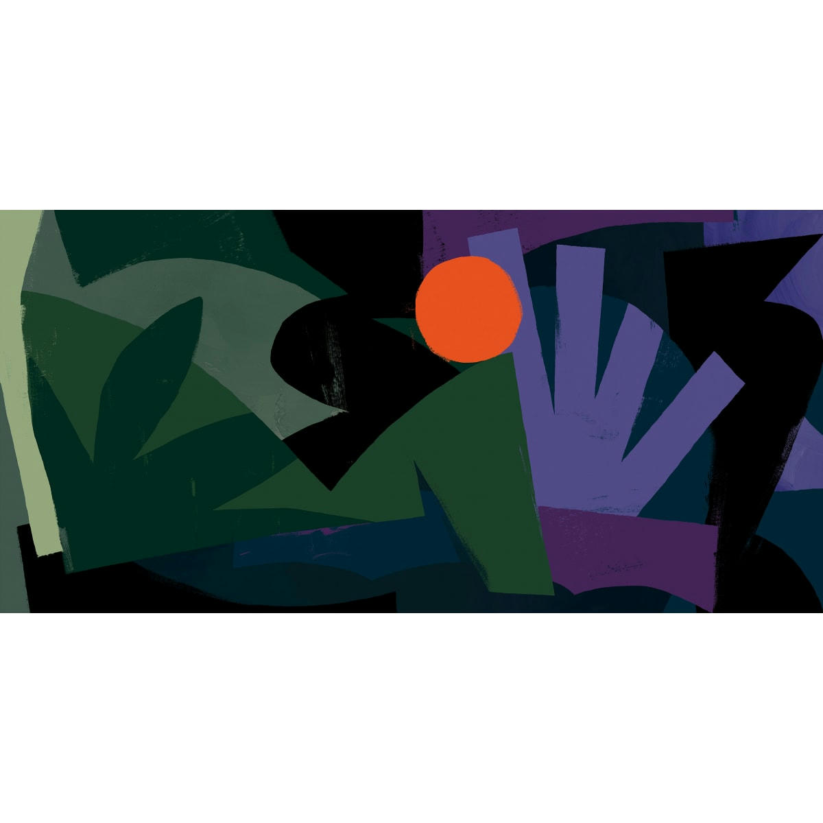 - Papier peint panoramique cercle vaillant nuit 510 x 250 cm